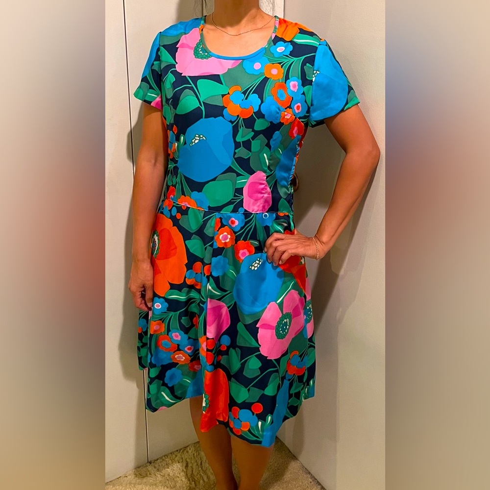 Retro Poppy Dress circa 1950s/60s!